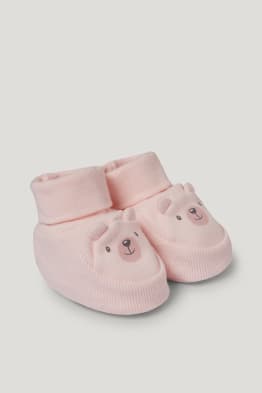 Chaussons souples cuir, simili cuir, chausson bébé, chausson garçon,  chausson fille, chausson enfant, chausson personnalisé, papillon -   France