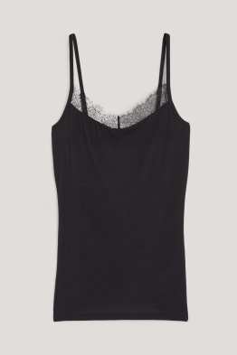 Canotta con cashmere