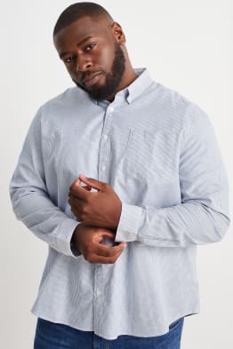 Chemise oxford - slim fit - col button-down - à rayures