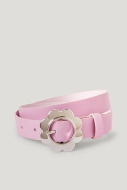 Ceinture Filles boucle coeur rose réglable - 1 à 5 ans - ceinture