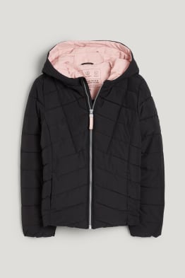 Steppjacke mit Kapuze