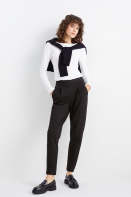 Pantalon De Costume - Slim Fit - Matière Recyclée Noir Femme | Collection  Business C&A • Finn Ouest