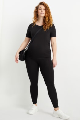 Ceinture de grossesse ajustable noire : Leggings, Pantalons, Jupes future  maman