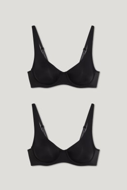 Multipack 2 ks - podprsenka s kosticemi - LYCRA®