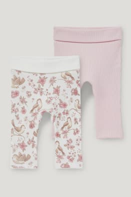 Multipack of 2 - little birds - baby leggings