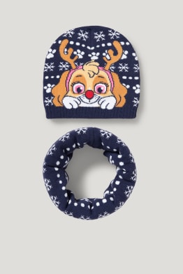 Paw Patrol - Set - Strick-Mütze und Loop Schal - 2 teilig