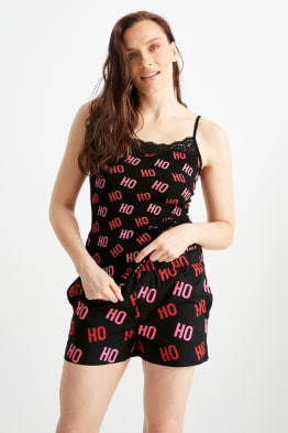 Pack de 2 - pantalones cortos de pijama navideños