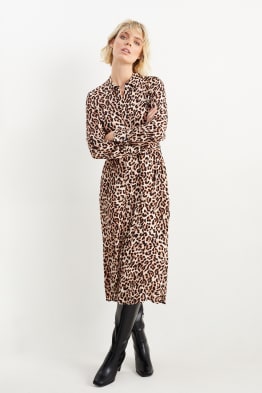 Column Kleid - gemustert