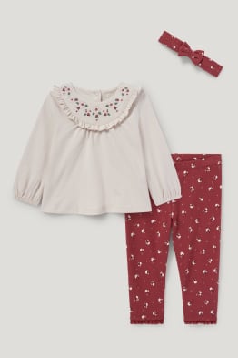 Looks de Noël pour bébés en différentes couleurs