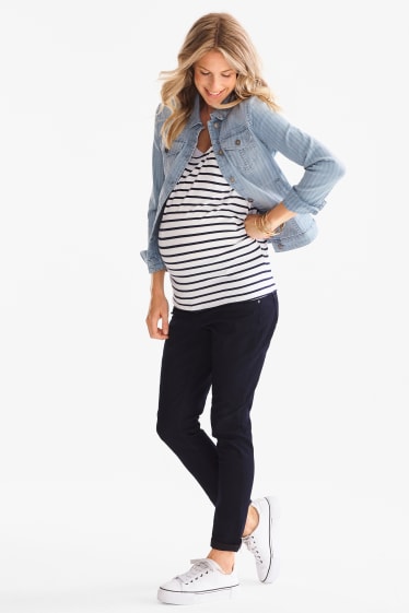 Kobiety - Jegging jeans - spodnie ciążowe - ciemnoniebieski