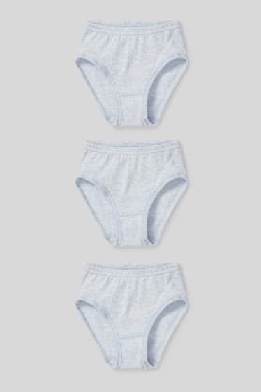 Toddler Girls - Multipack of 3 - briefs - light blue-melange
