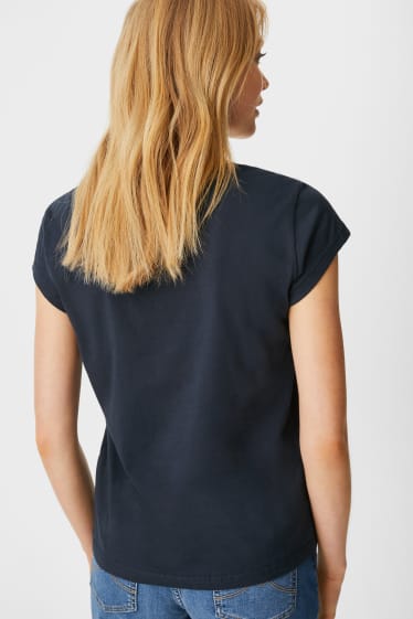 Donna - MUSTANG - t-shirt - blu scuro