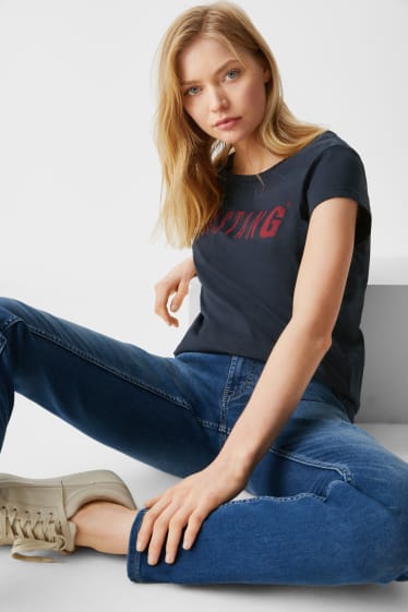 Donna - MUSTANG - t-shirt - blu scuro