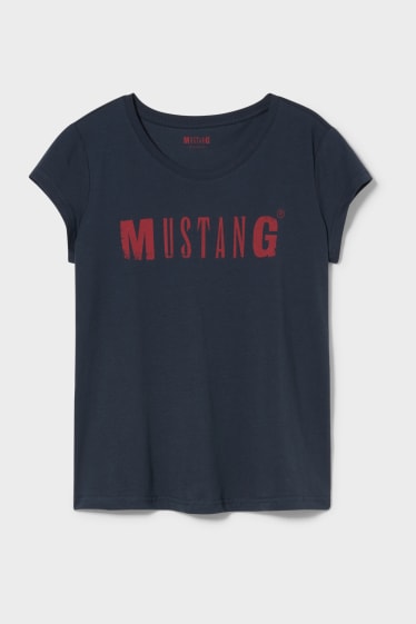 Donna - MUSTANG - t-shirt - blu scuro