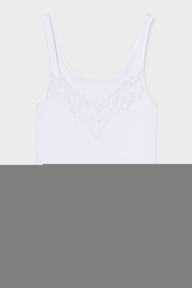 Femmes - Speidel - maillots de corps - coton bio - blanc