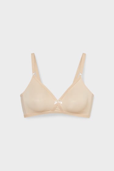 Donna - Reggiseno senza ferretti - beige