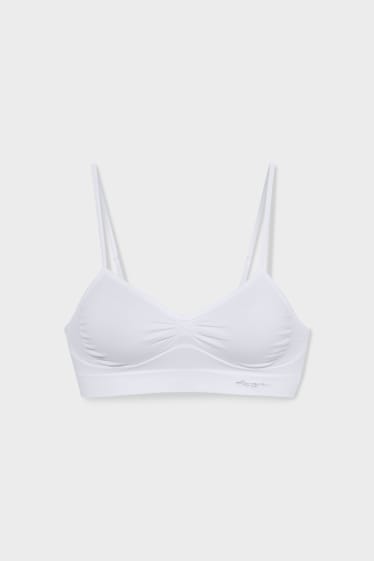 Donna - Brassière - senza cuciture - bianco