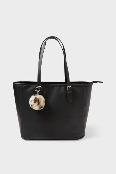 Clockhouse niñas - CLOCKHOUSE - bolso shopper - polipiel - negro