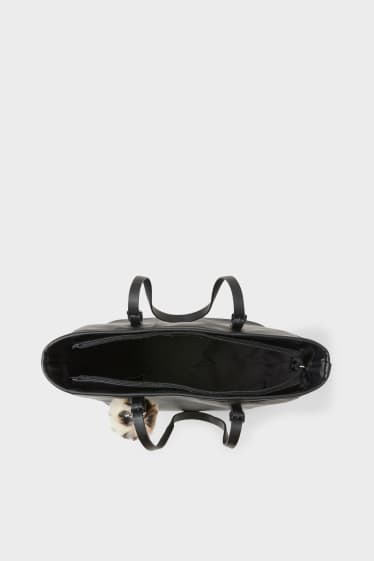 Clockhouse niñas - CLOCKHOUSE - bolso shopper - polipiel - negro