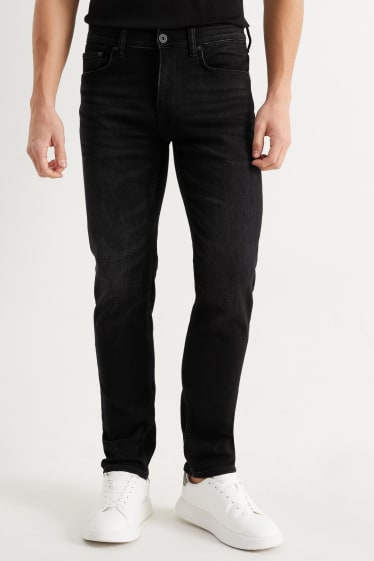 Mężczyźni - Slim jeans - Flex - jog denim - LYCRA® - czarny