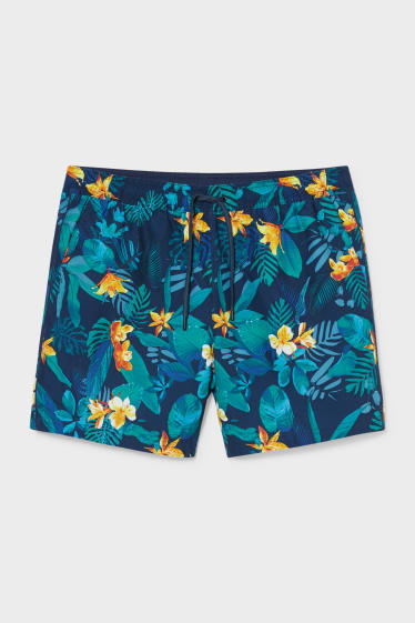 Heren - Zwemshorts - gerecycled - donkerblauw