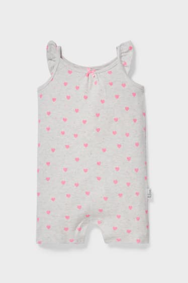Baby Girls - Baby-Jumpsuit - weiß-melange