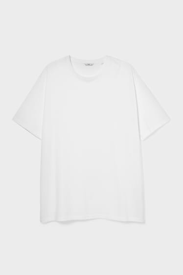 Herren XL - T-Shirt - Bio-Baumwolle - weiß