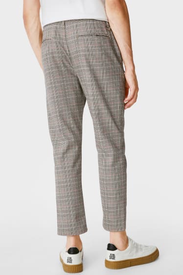 Clockhouse homme - CLOCKHOUSE - chino - slim fit - à carreaux - gris clair