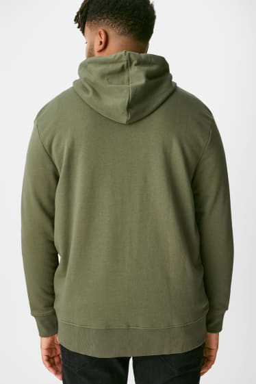 Esclusiva online - CLOCKHOUSE - giacca di felpa con cappuccio - verde scuro