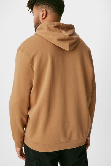 Exclusivo online - CLOCKHOUSE - sudadera con capucha - habano