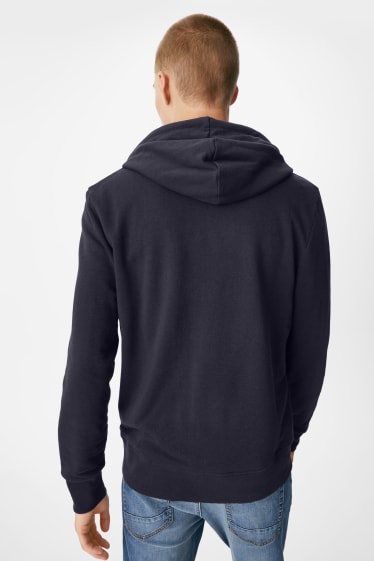 Clockhouse homme - CLOCKHOUSE - sweat à capuche - bleu foncé