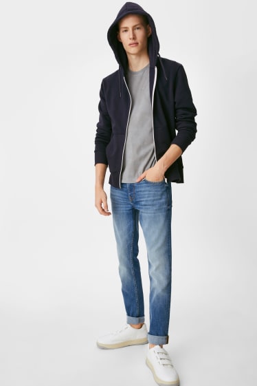 Clockhouse homme - CLOCKHOUSE - sweat à capuche - bleu foncé