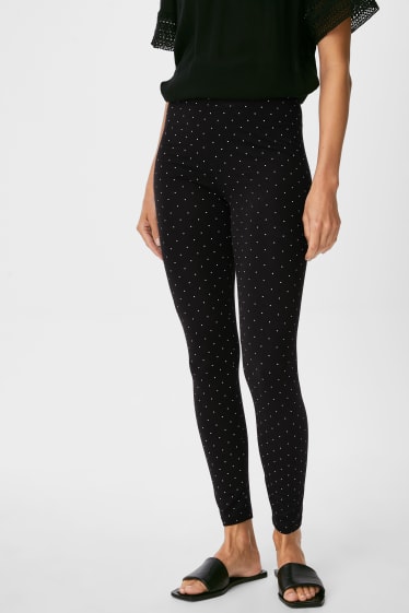 Femmes - Lot de 2 - leggings basiques - noir