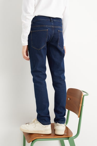Garçons - Lot de 2 - Skinny jean - jean bleu foncé