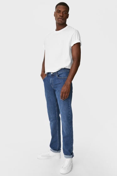 Mężczyźni - Slim jeans - LYCRA® - materiał z recyklingu - dżins-niebieski