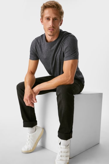 Herren - Multipack 3er - T-Shirt - schwarz / weiss