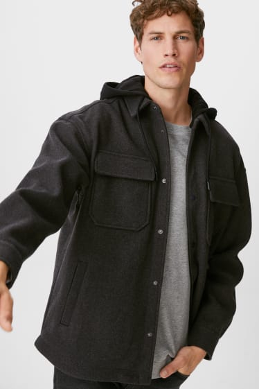Clockhouse Boys - CLOCKHOUSE - giacca a camicia - grigio melange