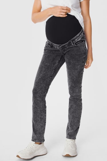 Mujer - Vaqueros premamá - slim jeans - vaqueros - gris