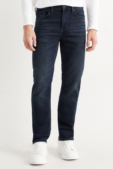 Men - Slim jeans - flex jog denim - LYCRA® - denim-dark blue