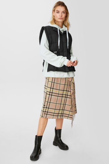 Women - Down gilet - black