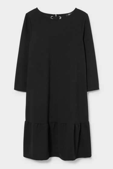 Damen - Sweatkleid - schwarz