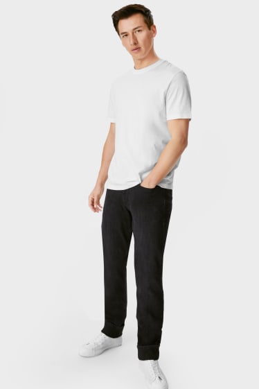 Uomo - Straight jeans - LYCRA® - da materiali riciclati - jeans grigio scuro