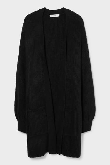 Femei XL - CLOCKHOUSE - cardigan tricotat - negru