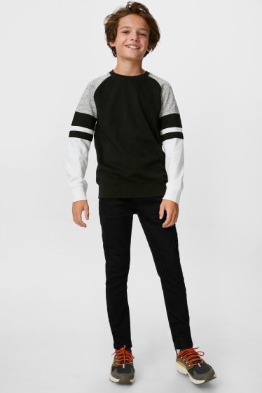 Garçons - Super Skinny Jean - jean gris foncé
