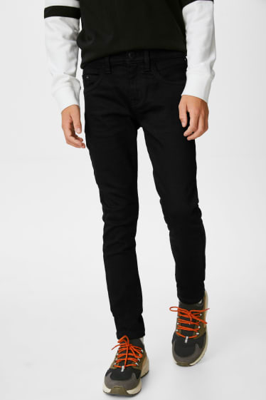 Garçons - Super Skinny Jean - jean gris foncé