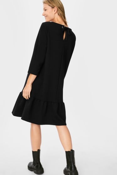 Damen - Sweatkleid - schwarz