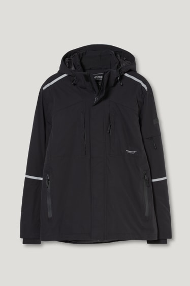Herren - Softshelljacke mit Kapuze - THERMOLITE® - schwarz