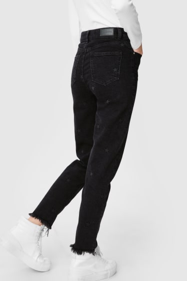 Clockhouse Girls - CLOCKHOUSE - Slim Ankle Jeans - schwarz