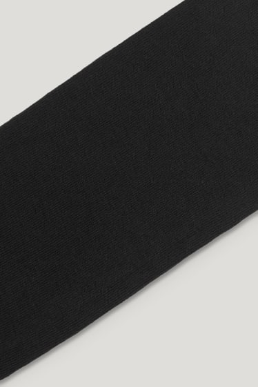 Damen - Strumpfhose - Bio-Baumwolle - schwarz