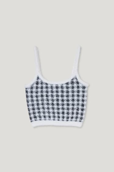 Clockhouse Girls - CLOCKHOUSE - top - negru / alb